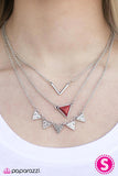 Paparazzi "TRI-bal Style - Red" necklace Paparazzi Jewelry