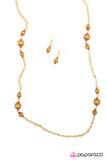 Paparazzi "Tricks Of the Trade - Orange" necklace Paparazzi Jewelry