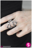 Paparazzi "TRI Me - Silver" ring Paparazzi Jewelry