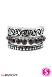 Paparazzi "Triple Crown" Purple Ring Paparazzi Jewelry