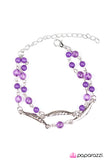 Paparazzi "Trip To The Tropics - Purple" bracelet Paparazzi Jewelry