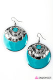 Paparazzi "Tropical Delight - Blue" earring Paparazzi Jewelry