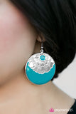 Paparazzi "Tropical Delight - Blue" earring Paparazzi Jewelry