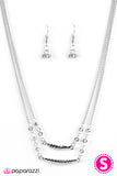 Paparazzi "Tropical Getaway - Silver" Necklace & Earring Set Paparazzi Jewelry