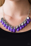 Paparazzi "Tropical Storm" Purple Necklace & Earring Set Paparazzi Jewelry