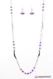 Paparazzi "Tropical Summer - Purple" necklace Paparazzi Jewelry