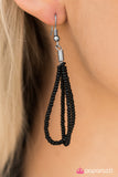 Paparazzi "Tropical Twist - Black" necklace Paparazzi Jewelry