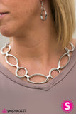 Paparazzi "Trouble On My Mind - Silver" necklace Paparazzi Jewelry