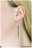 Paparazzi "True Grit" Gold Necklace & Earring Set Paparazzi Jewelry