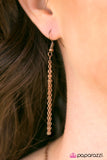 Paparazzi "Trust In The Lord" Copper Necklace & Earring Set Paparazzi Jewelry