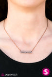 Paparazzi "Trust In The Lord" Copper Necklace & Earring Set Paparazzi Jewelry