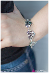 Paparazzi "Trust Your Heart" Silver Bracelet Paparazzi Jewelry