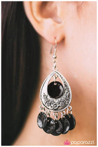 Paparazzi "Truth Be Told - Black" earring Paparazzi Jewelry