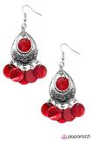 Paparazzi "Truth Be Told- Red" earring Paparazzi Jewelry