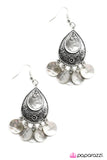 Paparazzi "Truth Be Told - White" earring Paparazzi Jewelry