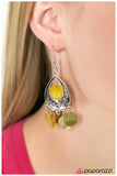 Paparazzi "Truth Be Told - Yellow" earring Paparazzi Jewelry