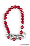 Paparazzi "Turning On The Charm" Red Bracelet Paparazzi Jewelry