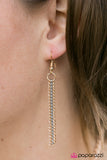 Paparazzi "Turn Up The Spotlight" Gold Necklace & Earring Set Paparazzi Jewelry