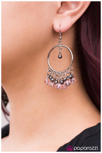 Paparazzi "Twilight Zone" Pink Earrings Paparazzi Jewelry