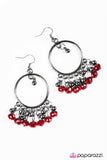 Paparazzi "Twilight Zone - Red" earring Paparazzi Jewelry