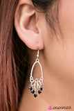 Paparazzi "Twinkling Nights - Black" earring Paparazzi Jewelry