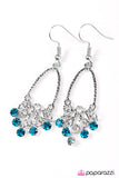 Paparazzi "Twinkling Nights - Blue" earring Paparazzi Jewelry