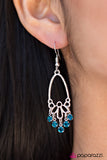 Paparazzi "Twinkling Nights - Blue" earring Paparazzi Jewelry