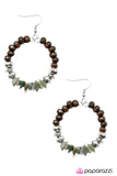 Paparazzi "Twinkling Tranquility - Green" earring Paparazzi Jewelry