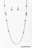 Paparazzi "Twinkling Twilight - Red" necklace Paparazzi Jewelry