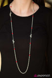 Paparazzi "Twinkling Twilight - Red" necklace Paparazzi Jewelry