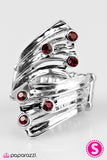 Paparazzi "Twinkly Tides" Red Ring Paparazzi Jewelry