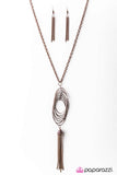 Paparazzi "Twirl and Tassel" necklace Paparazzi Jewelry