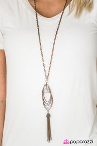 Paparazzi "Twirl and Tassel" necklace Paparazzi Jewelry