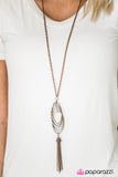 Paparazzi "Twirl and Tassel" necklace Paparazzi Jewelry