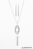 Paparazzi "Twirl and Tassel - Silver" necklace Paparazzi Jewelry