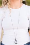 Paparazzi "Twisted Tranquility - Black" necklace Paparazzi Jewelry
