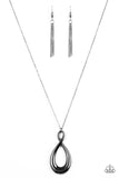 Paparazzi "Twisted Tranquility - Black" necklace Paparazzi Jewelry