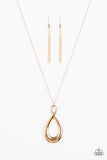 Paparazzi "Twisted Tranquility - Gold" necklace Paparazzi Jewelry