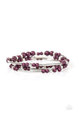 Paparazzi "Twisting Tranquility" Purple Bracelet Paparazzi Jewelry