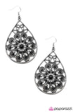 Paparazzi "Twists and Turns" Black Earrings Paparazzi Jewelry
