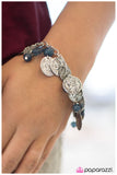 Paparazzi "Two-Faced - Blue " bracelet Paparazzi Jewelry