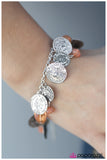 Paparazzi "Two-Faced- Orange" bracelet Paparazzi Jewelry