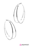 Paparazzi "Two HOOPs and A Holler" Black Earrings Paparazzi Jewelry