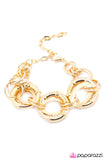 Paparazzi "Two If By Sea" Gold Bracelet Paparazzi Jewelry