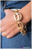 Paparazzi "Two If By Sea" Gold Bracelet Paparazzi Jewelry