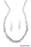 Paparazzi "Two Is Better Than One - Silver" necklace Paparazzi Jewelry