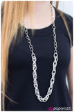 Paparazzi "Two Is Better Than One - Silver" necklace Paparazzi Jewelry