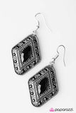 Paparazzi "Two of a SHINE" Black Earrings Paparazzi Jewelry