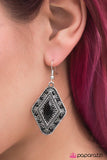 Paparazzi "Two of a SHINE" Black Earrings Paparazzi Jewelry