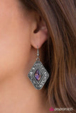 Paparazzi "Two Of A SHINE" Purple Earrings Paparazzi Jewelry